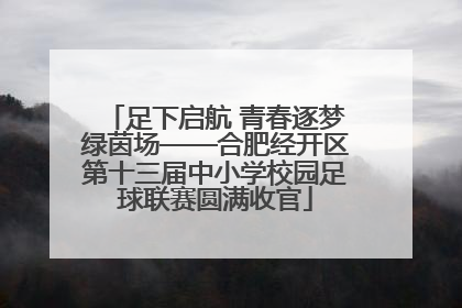 足下启航 青春逐梦绿茵场——合肥经开区第十三届中小学校园足球联赛圆满收官