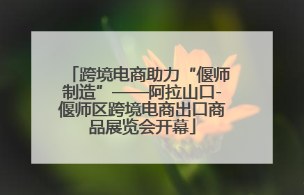跨境电商助力“偃师制造”——阿拉山口-偃师区跨境电商出口商品展览会开幕