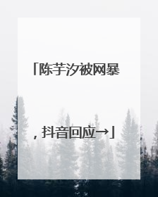 陈芋汐被网暴，抖音回应→