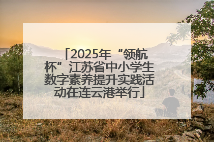 2025年“领航杯”江苏省中小学生数字素养提升实践活动在连云港举行