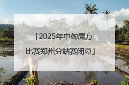 2025年中匈魔方比赛郑州分站赛闭幕