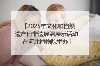 2025年文化和自然遗产日非遗展演展示活动在河北博物院举办