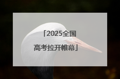 2025全国高考拉开帷幕